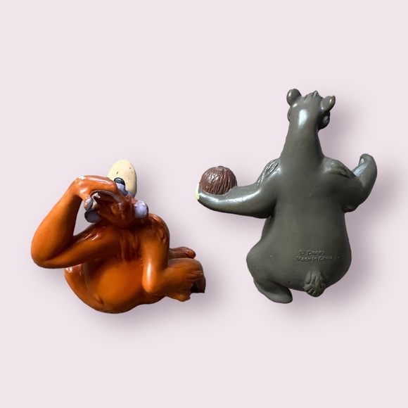 Disney’s Jungle Book Small PVC Action Figures Baloo And King Louie Cake Toppers - Picture 5 of 8